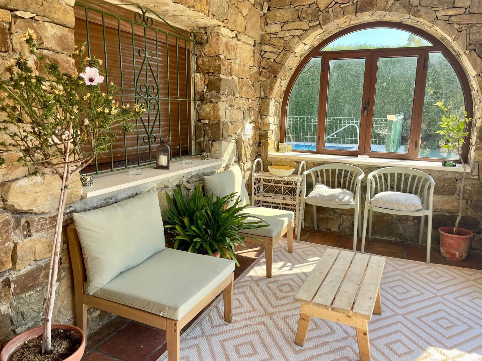 Chalet Con Piscina Privada En Bolonia Tarifa Bagian luar foto